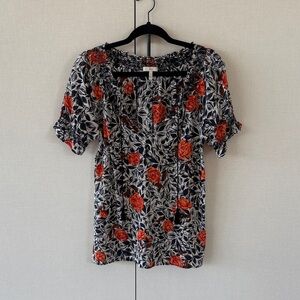 Floral Print Women's Top